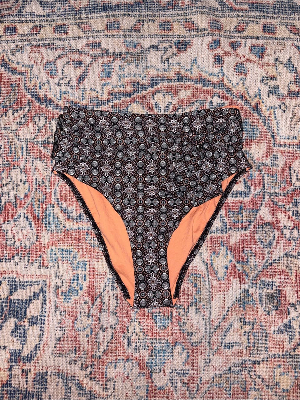 Milea High Waist Tie Belt Bikini Bottoms SZ 10 NWOT